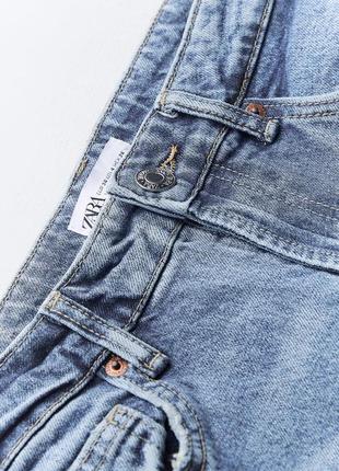 Джинсы mom fit high waist от zara, распродаж8 фото