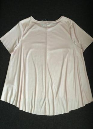 Розовая блуза футболка zara р.м3 фото