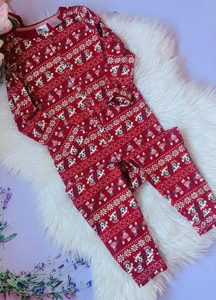 Ярка удобная пижама слип h&m девочке 4-6 лет