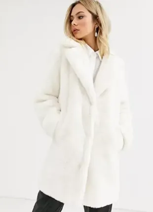 Кремова шуба пальто від livelo woman1 фото