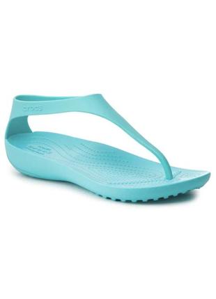 Босоножки, сандалии, вьетнамки crocs serena flip5 фото