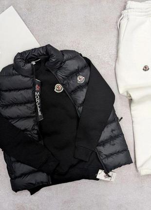 Мужской свитшот + брюки + жилетка moncler