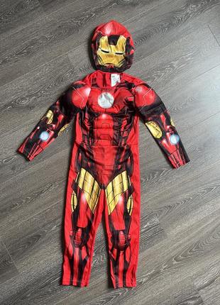 Карнавальный костюм железный человек айронменмесители марвел супергерой 4-6 лет