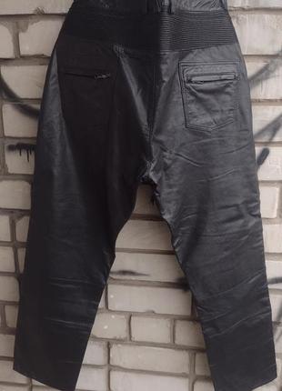 Кожаные брюки новые ricano байкерские best leather design8 фото
