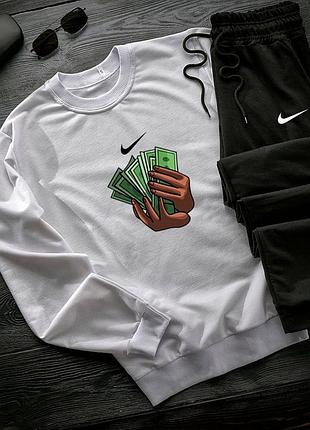 Разноцветные свитшот + штаны nike