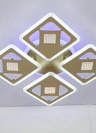 Люстра світлодіодна акрилова valeso v k29038-4+1 з пультом