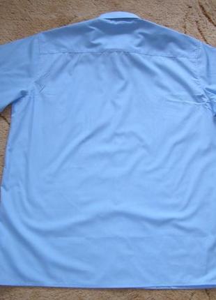 Тенниска голубая david luke (англия) большой размер xxxl батал 18"8 фото