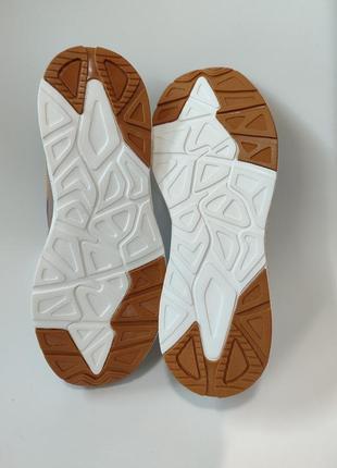 Кроссовки кроссовки коричневые унисекс женские mango весна осень 37 38 размер на шнурках шнуровках8 фото