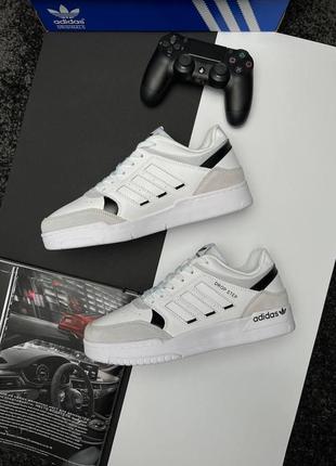 Мужские кроссовки adidas drop step white gray адидас дроп степ