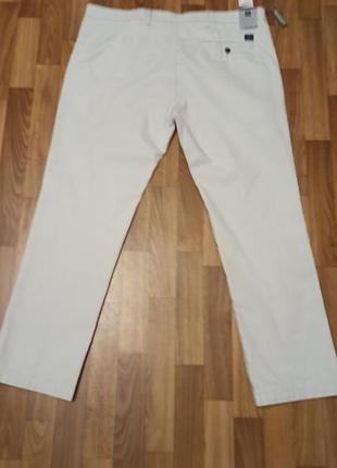 Светлые брюки чинос из хлопка w40 размер с этикеткой4 фото