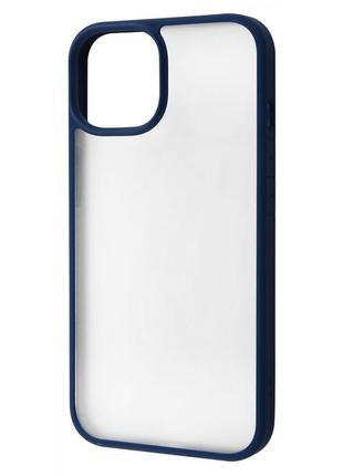 Чохол memumi light armor series case (tpu+pc) iphone 14 plus/15 plus blue