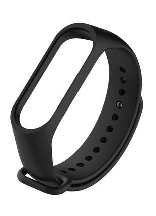 Ремінець silicone xiaomi mi band 7 black