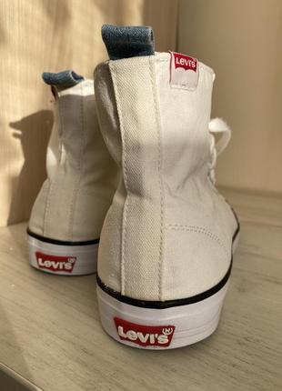 Білі кеди levi’s levis