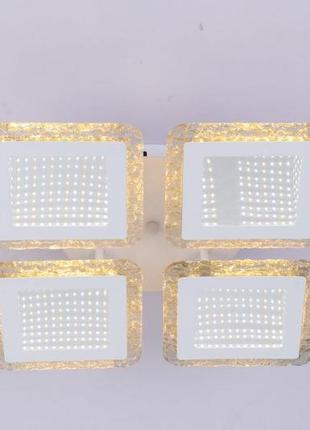 Люстра светодиодная акриловая valeso v k39937-4 wt с пультом