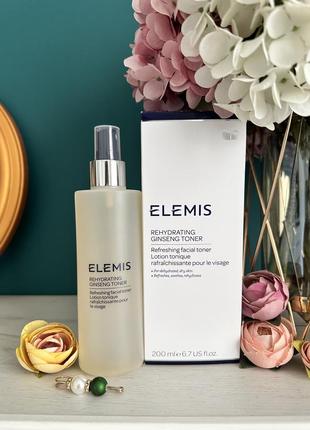 Зволожувальний тонік для обличчя elemis rehydrating ginseng toner 200 ml