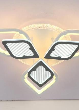 Люстра світлодіодна акрилова valeso v k29051-3+1 з пультом