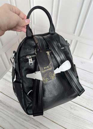Женская кожаная рюкзак. женская кожаная сумка. polina &amp; beiterou.4 фото