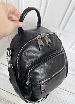 Женская кожаная рюкзак. женская кожаная сумка. polina &amp; beiterou.3 фото