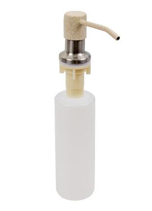 Дозатор встраиваемый для жидкого мыла platinum s02 песок