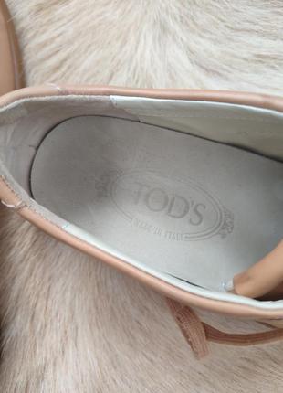 Кожаные туфли tod's4 фото