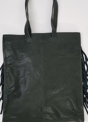 Стильная кожаная сумка шоппер asos8 фото