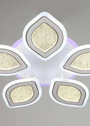 Люстра світлодіодна акрилова sirius b yh902/5 wt