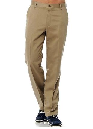 Чоловічі штани dockers prostyle khaki flat-front w32 l323 фото