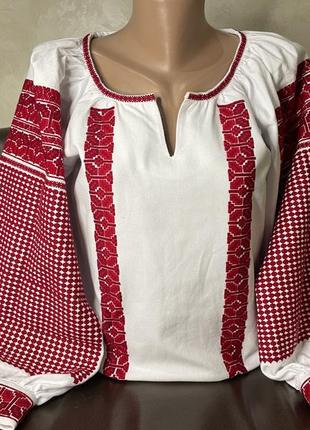 Покутская рубашка. женская блузка, вышиванка ручной работы в покутском стиле тм savchukvyshyvka1 фото