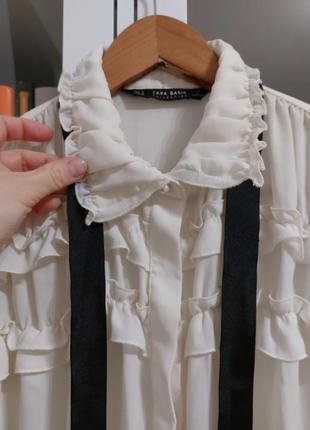 Блуза у стилі вінтаж від zara4 фото