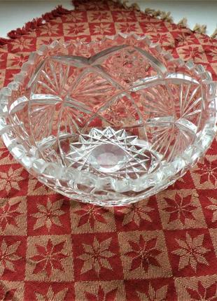 Хрустальный салатник