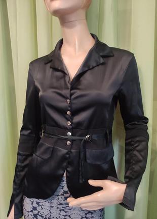 Блуза , кардиган чорний стрейч  "rinascimento"