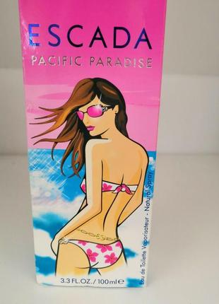 Продам коллекционную  винтажную pacific paradise escada 100 ml eau de toilette