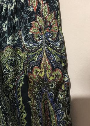 Шорти river island green paisley print shorts5 фото