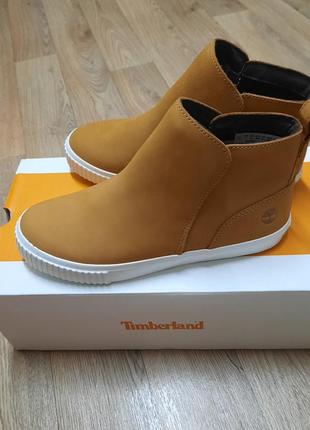 Ботинки, чоботи timberland.  / сапоги кеды кроссовки кожа,4 фото