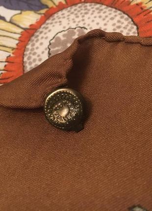 Винтаж fiorini платок с цветами полиэстер роуль