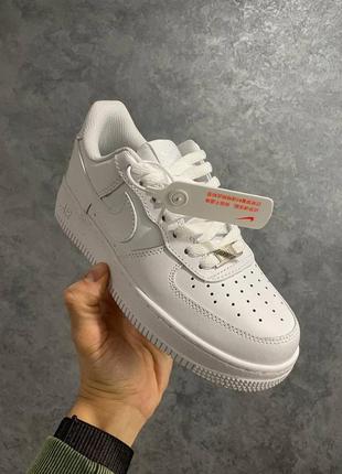 Кроссовки nike air force 1 low white &lt;unk&gt; крутые женские кроссовки найк3 фото