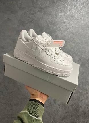 Кроссовки nike air force 1 low white &lt;unk&gt; крутые женские кроссовки найк1 фото