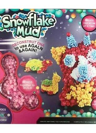 Набір для ліплення "snowflake mud кульковий пластилін"