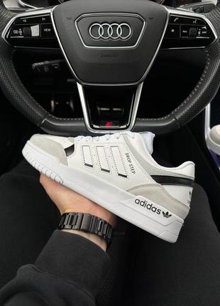 Чоловічі кросівки adidas originals drop step white gray