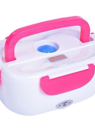 Ланч-бокс the electric lunch box с подогревом 220v розовый