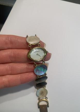 Anne klein кварцевые женские часы с перламутром2 фото