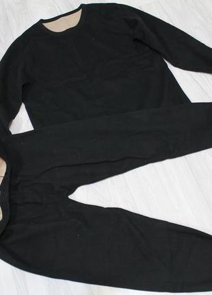 Флисовое зимнее термобелье мужские берберские флисовые базовые слои толстые длиные кальсоны