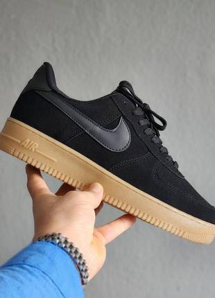 Кеди чоловічі nike suede чорні