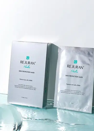 Восстанавливающая маска для лица реджуран (rejuran healer skin protection mask) 27мл х 5шт2 фото