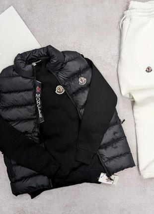 🔥 mega тройка moncler 🔥 світшот штани  жилетка