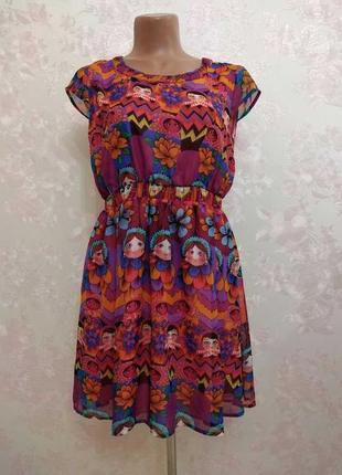 Стильне легке плаття, принт