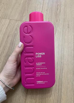 Кератин nuance power liss exclusive, 1000ml