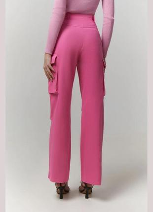 Брюки карго розовые 💕 barbie core брюки оверсайз6 фото