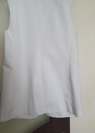 Белый пиджак incity без рукавов2 фото