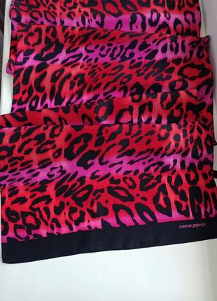 Cynthia rowley шелковый шарф шелк 150*35 см
